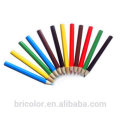 Ensemble de crayons de couleur en bois multicolore